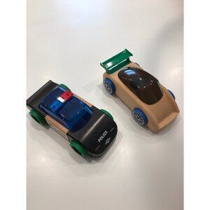 automoblox police car and sport car like new
